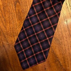 Lauren Ralph Lauren 100% Silk Men’s Tie Plaid